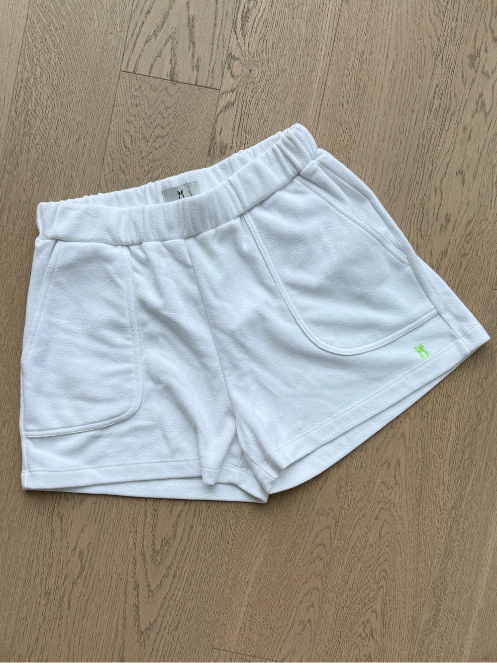 921 Dudley Stephens Sheffield Shorts White Terry Fleece Small NWT